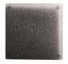 MyGlassStudio - 8.75" x 8.75" Dark Grey Cream Mid Modern Square Footed Board 2/Case - GS196666