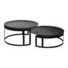 MyGlassStudio - 13" x 6.1" Black Mid Modern Display Riser - GS196674