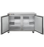 Centerline - Traulsen 36" Stainless Steel 2 Section Undercounter Refrigerator w/ 2 Solid Right Swing Doors - CLUC-36R-SD-RR