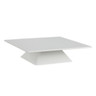 Roselli - 3" White Pedestal for Square Top - 68A340EL426