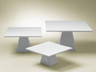 Roselli - 11.5" x 6.5" White Porcelain Square Riser - 6950E704