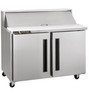 Centerline - Traulsen 36" Stainless Steel Sandwich Prep Table w/ 2 Solid Doors - CLPT-3610-SD-LR
