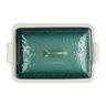 Le Creuset - 3.8 L Artichaut Olive Branch Rectangular Casserole With Lid