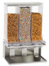 Cal Mil - 17.50" Monterey Stainless Push Tab Cereal Dispenser - 22355355