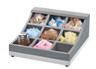 Cal Mil - 13" Ashwood 9 Section Condiment Organizer - 380183