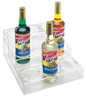 Cal Mil - 12.1" Clear Acrylic 3 Tier / 9 Hole Bottle Organizer - P296