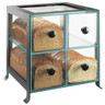 Cal Mil - 14" Soho Black 4-Drawer Bread Display Case - 158613