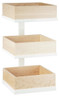 Cal Mil - 12.5" 3 Tier White Metal Merchandising Stand - 2232015