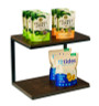 Cal Mil - 18" Heritage 2 Tier Merchandising Shelf Display - 22427112