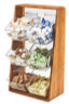 Cal Mil - 13.25" Bamboo 3 Tier Condiment Display - 3569660