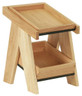 Cal Mil - 14" Sydney Oak 2 Tier Merchandiser For 10" x 12" Boxes - 23137221