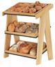 Cal Mil - 23.25" Sydney Oak 3 Tier Merchandiser For 12" x 20" Boxes - 23138321