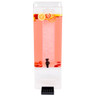 Cal Mil - 5 Gallon Square Acrylic Beverage Dispenser W/ Ice Chamber & Base - 11125A