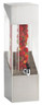 Cal Mil - 3 Gallon Square Stainless Steel Beverage Dispenser W/ Infusion Chamber & Base - 19913INF55