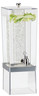 Cal Mil - 3 Gallon Silver Econo Beverage Dispenser W/ Ice Chamber & Base - 201674