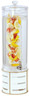 Cal Mil - 3 Gallon Empire White/Gold Round Beverage Dispenser W/ Infusion Chamber & Base - 226313INF15