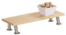 Cal Mil - 7" x 20" x 3" Blonde Riser W/ Stainless Steel Legs - 22396371