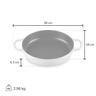 Le Creuset - 10" (3.2L) Meringue Enamelled Cast Iron Everyday Pan