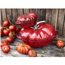 Staub - 2.8L (3 QT) Tomato Cast Iron Cherry Cocotte - 1033380