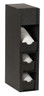 Cal Mil - 6" Black 3-Compartment Lid Organizer - 2342113