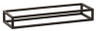 Cal Mil - 20" x 3" Black Metal Open Frame Riser - 23814313
