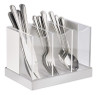 Cal Mil - 8.25" Luxe 3-Compartment Flatware Display - 301555