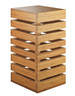 Cal Mil - 9" x 18" Bamboo Square Crate Riser - 333160