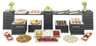 Cal Mil - 12" x 10" Midnight Bamboo Square Crate Riser - 333196