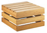 Cal Mil - 12" x 7" Bamboo Square Crate Riser - 3332760