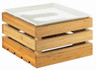 Cal Mil - 12" x 7" Bamboo Square Crate Riser - 3332760