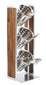 Cal Mil - 6.5" Mid-Century 3-Cylinder Flatware / Condiment Display - 371549
