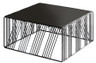 Cal Mil - 12" x 6" Portland Black Square Riser - 432613
