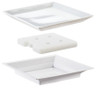 Cal Mil - 11" Cold Concept Porcelain Plate W/ Liner & Cold Pack - 3063