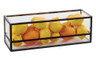 Cal Mil - 15" x 6" Monterey Black Rectangle Presentation Case / Riser - 2207713