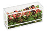 Cal Mil - 15" x 7" Monterey White Rectangle Presentation Case / Riser - 2207815