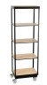 Cal Mil - 24" Blonde 5 Tier Merchandising Cart - 22343571