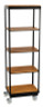 Cal Mil - 24" Madera 5 Tier Merchandising Cart - 22343599