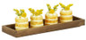 Cal Mil - 20" x 6" x 1.5" Sydney Walnut Short Tray - 23106206178