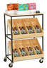 Cal Mil - 28" 3 Tier Blonde Merchandising Modular Cart - 2316671