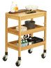Cal Mil - 27" Sydney Oak Serving Cart- 2407221