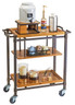 Cal Mil - 36" Sierra 3 Tier Beverage Cart - 391384