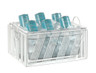 Cal Mil - 12" Portland White Ice Housing W/ Clear Pan - 411151015