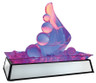 Cal Mil - 48" Large Mirror Ice Carving Pedestal W/ 110V LED Feature - IP201110