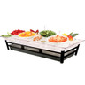 Cal Mil - 48" Ultimate Black Ice Housing W/ Ice Pan, Water Contaminant Unit & LED Light - IP202013