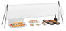 Cal Mil - 48" Rectangle Single-Face Sneeze Guard - 145848