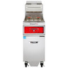 Vulcan - VK Series 50 lb PowerFry5 Liquid Propane Floor Fryer w/ Digital Display & KleenScreen Filtration - 1VK45DF