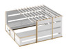 Cal Mil - 14.25" Empire White Butane Stove Frame - 2208915