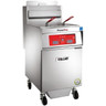 Vulcan - TR Series 70 lb PowerFry3 Liquid Propane Floor Fryer w/ Computer Controls & KleenScreen Filtration - 1TR65CF