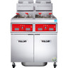 Vulcan - TR Series 180 lb PowerFry3 Natural Gas Floor Fryer w/ Computer Controls, 2 Tanks & KleenScreen Filtration - 2TR85CF