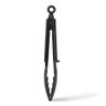 Ricardo - 9" Black Silicone Tongs